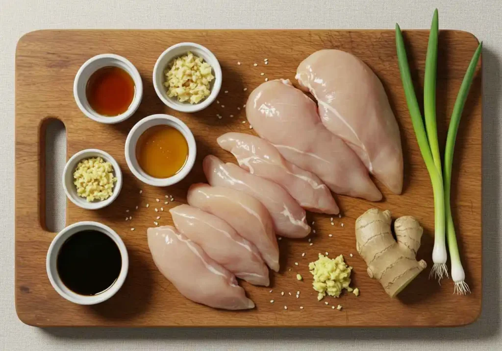 Easy Teriyaki Chicken Recipe 2 Ingredients for teriyaki chicken including soy sauce and garlic
