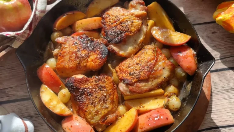 Apple Cider Vinegar Braised Chicken Recipe 8 Apple cider vinegar braised chicken served with mashed potatoes