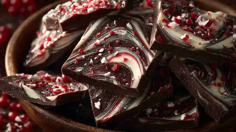 Chocolate Peppermint Bark 11 Homemade chocolate peppermint bark with crushed candy canes
