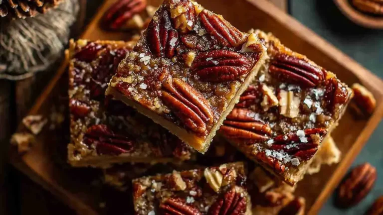 Pecan Pie Bars Recipe 8 Homemade pecan pie bars with buttery crust