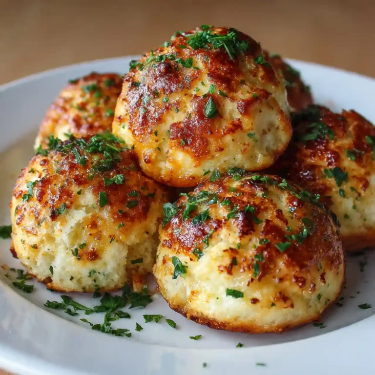 golden pillsbury biscuit garlic butter cheese bombs fresh from oven