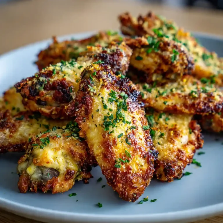 Air Fryer Parmesan Crusted Chicken Wings