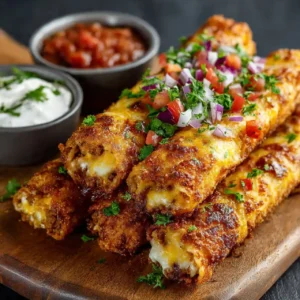 cheesy taco sticks cheese pull close up