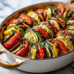 classic french ratatouille recipe in a bowl