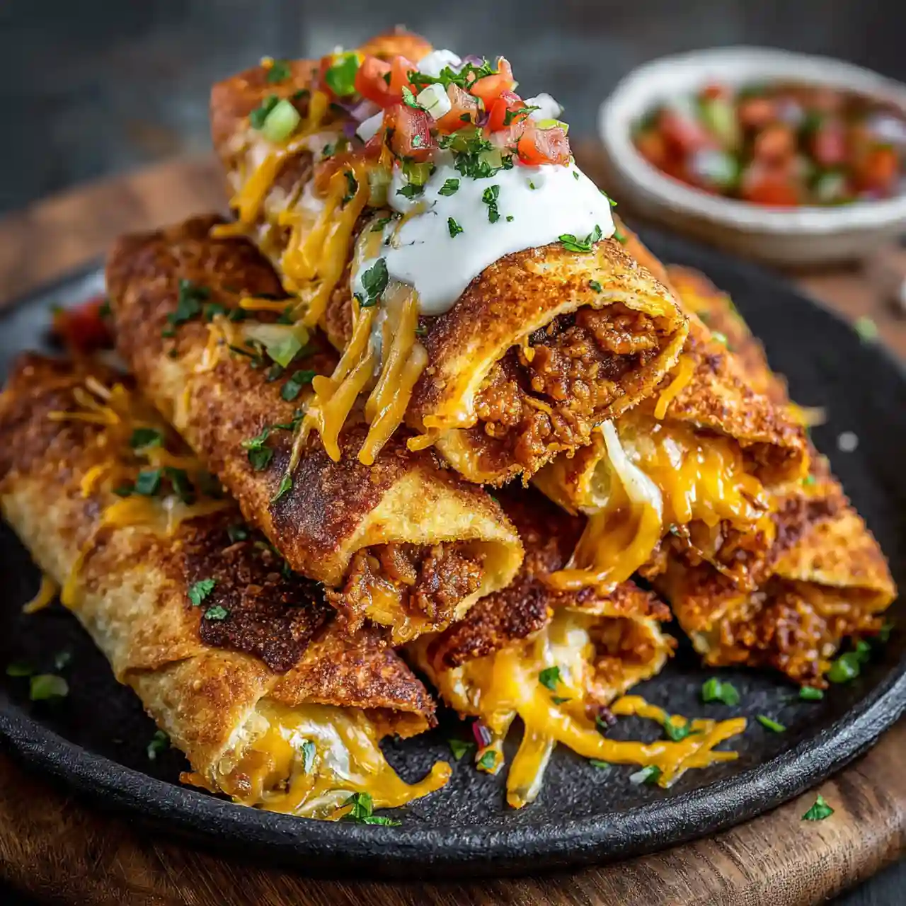 irresistibly cheesy taco sticks baked golden and crispy