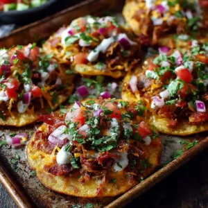 Easy sheet pan smashed potato tacos with crispy potatoes