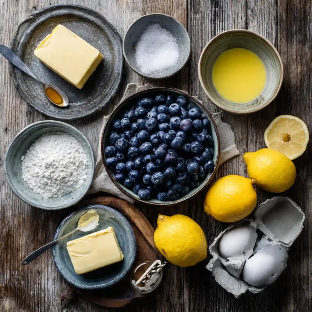 Blueberry Puff Pastry Tarts with Lemon Glaze 2 Ingredients for blueberry puff pastry tarts with lemon glaze