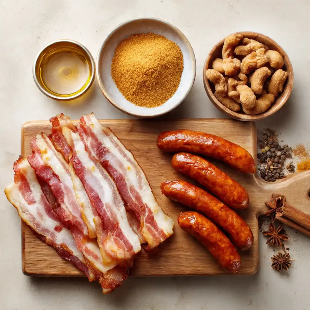 Brown Sugar Bacon Wrapped Smokies 2 Ingredients for brown sugar bacon wrapped smokies