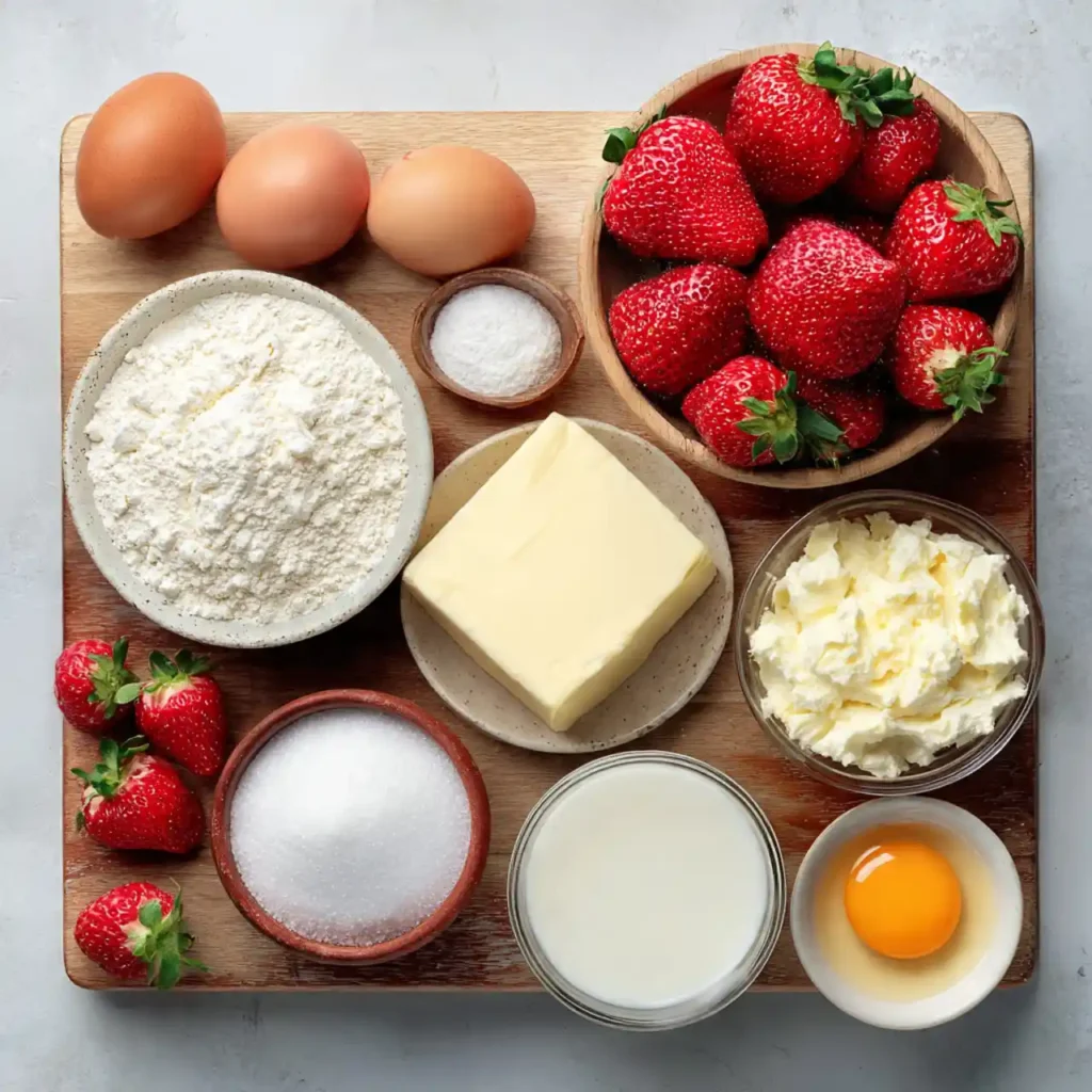 Strawberry Earthquake Cake 2 Ingredients for strawberry earthquake cake