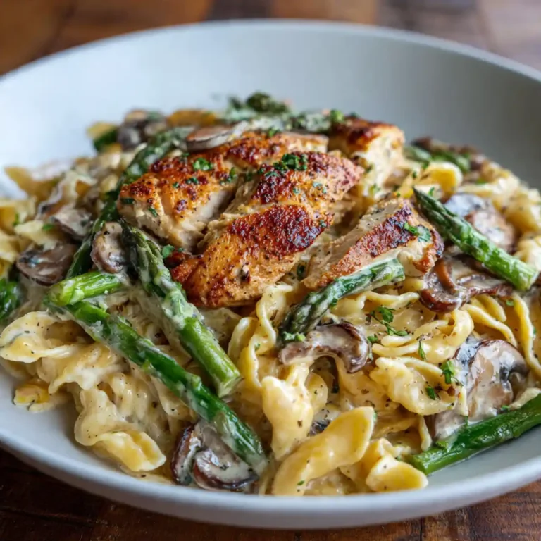 Creamy Boursin Chicken Pasta with tender chicken and herb sauce